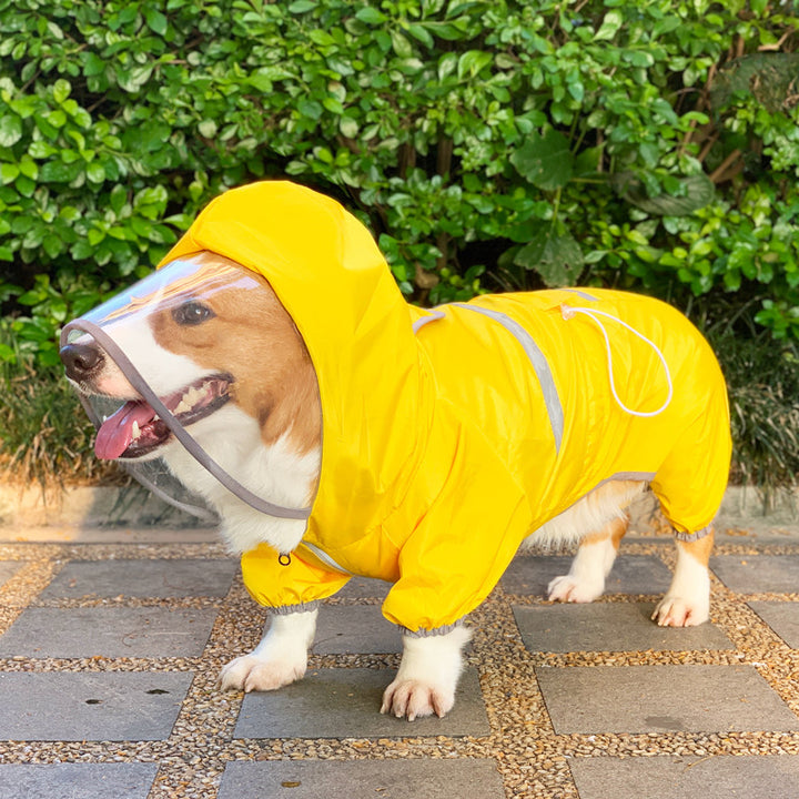 Dog Raincoat Four Legged Clothing