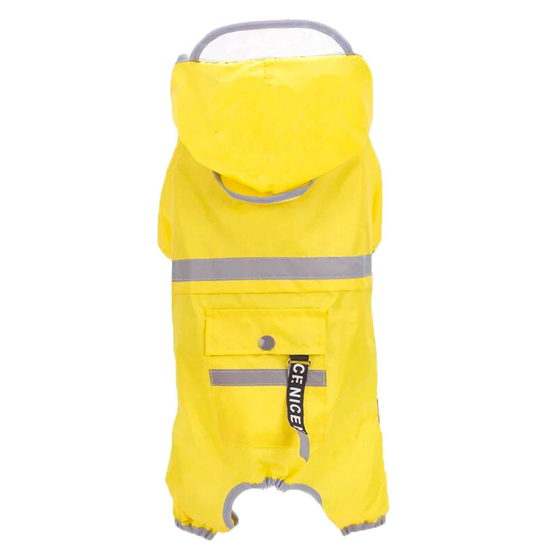 Dog Raincoat Four Legged Clothing