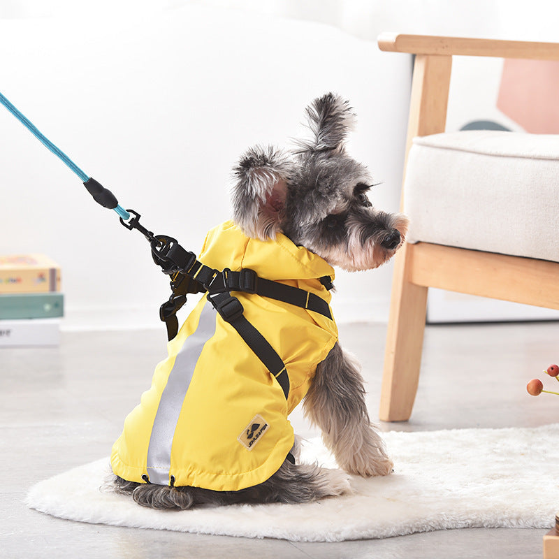 Raincoat Windbreaker Pet Chest