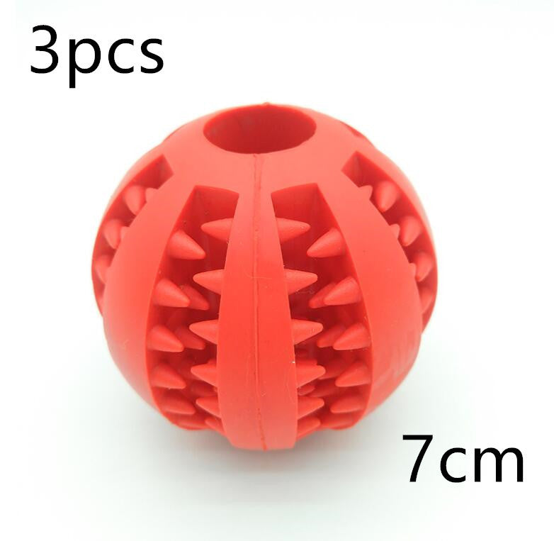 Cute Funny Rubber Dog Ball Toy