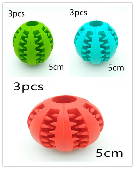 Cute Funny Rubber Dog Ball Toy
