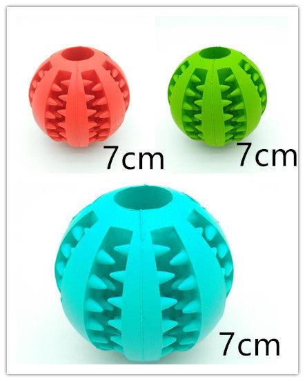 Cute Funny Rubber Dog Ball Toy