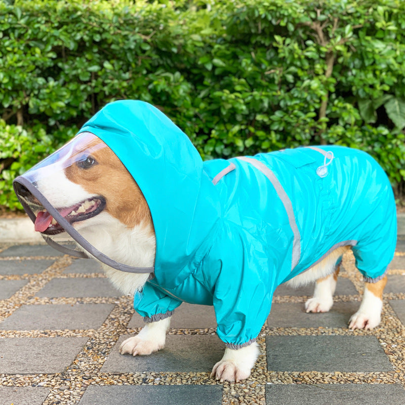 Dog Raincoat Four Legged Clothing