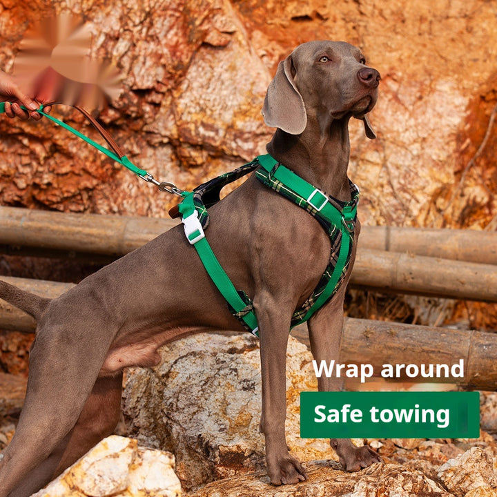 Dog Breast Strap Hand Holding Rope